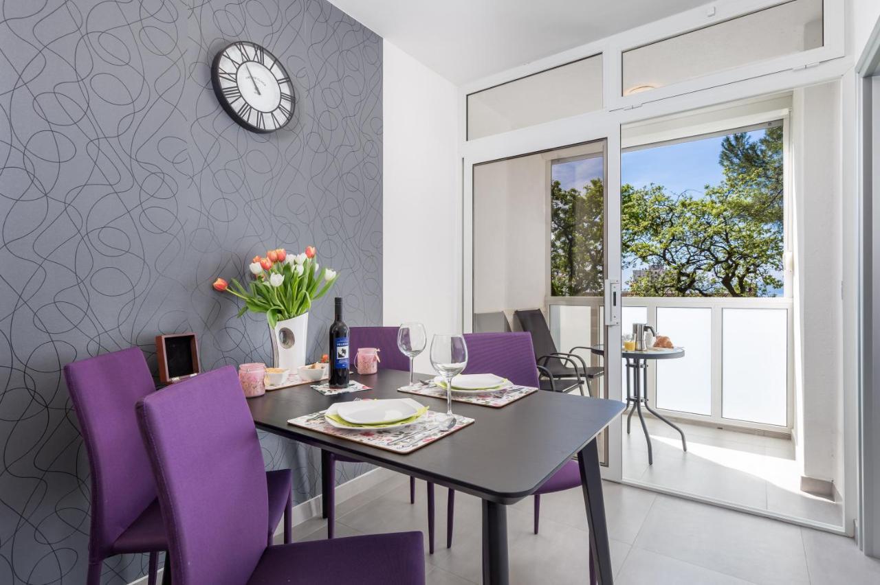 Sunny Studio Apartment With Balcony Rijeka Exterior foto